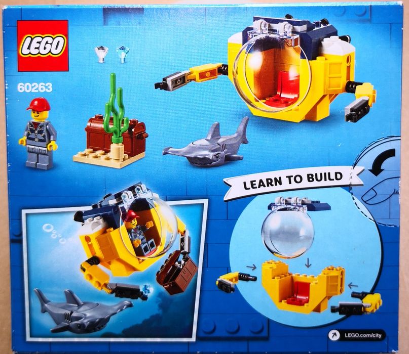 Lego City 60263 Oceaniczna mini łódź podwodna