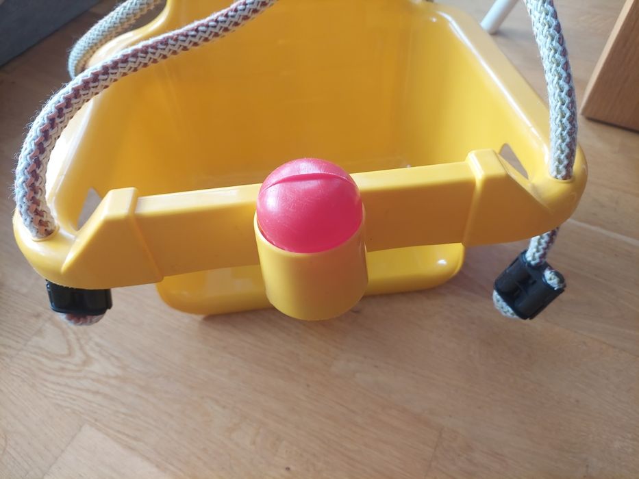 Dziecięca huśtawka plastikowa z klaksonem