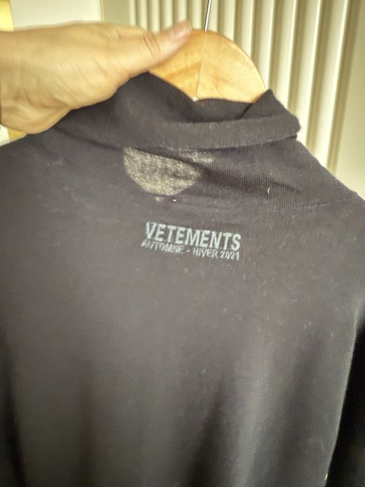 Светр-гольф VETEMENTS оригінал!
