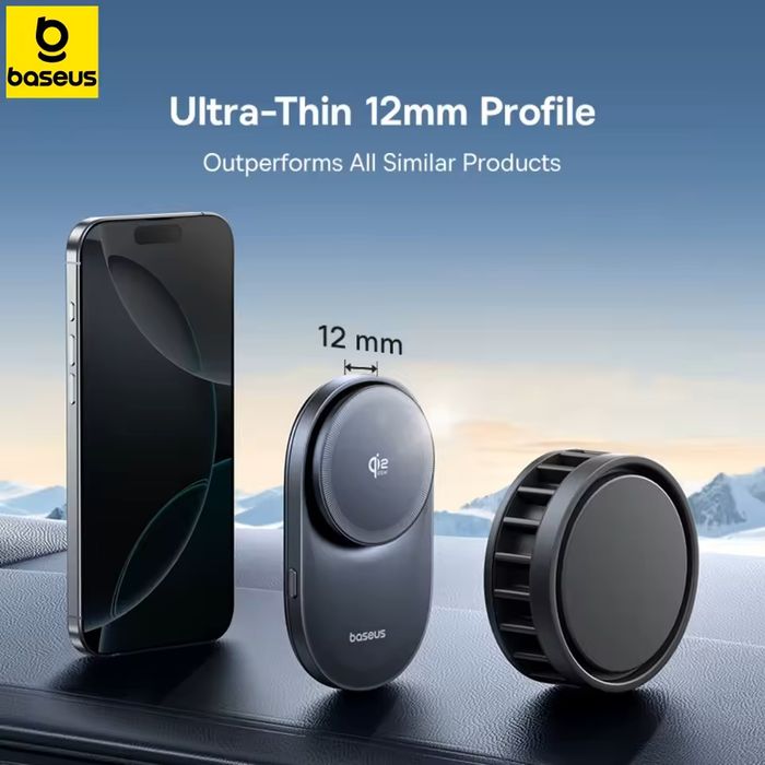 Магнитная беспроводная зарядка в авто Baseus PrimeTrip VC2 Pro 25w