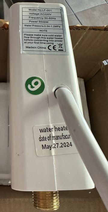 Aquecedor de Agua com comando