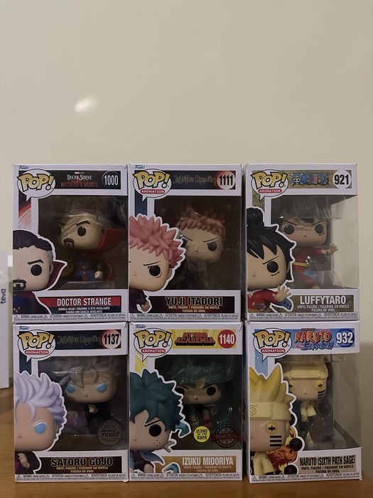 Funko Pop em conjunto ou indevidual