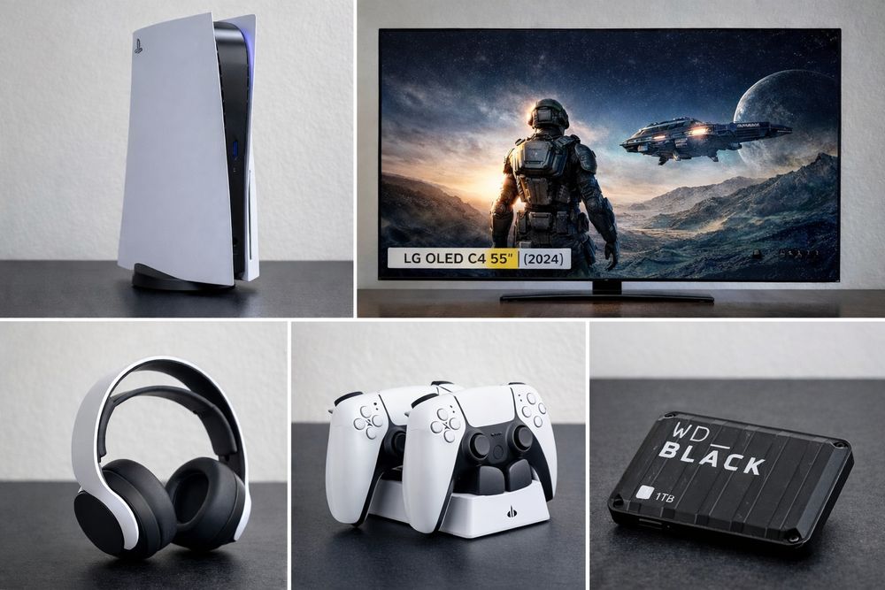 Ps5 + Tv LG oled c4 55" + estado impecável