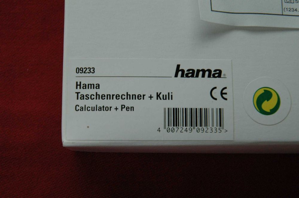 kalkulator i długopis Hama zestaw