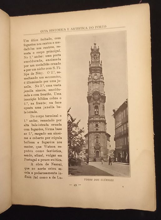 Livro Guia Historica e Artistica do Porto, Carlos Passos.