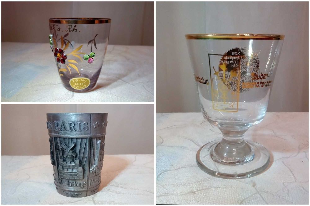 Стопки(кришталь/позолота ER-WI), келих(Олімпійські ігри 1984)