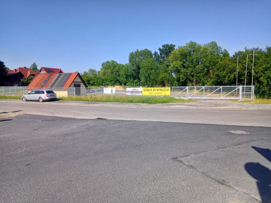 Działka przemysłowa Środa Śląska /Komorniki - utwardzona, ogrodzona