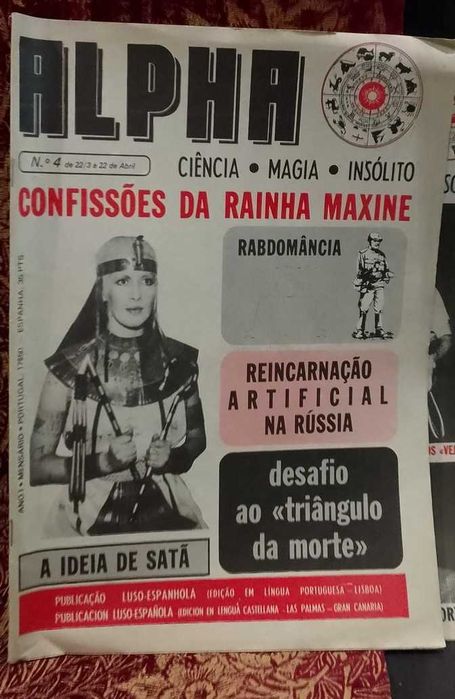 Revistas Alpha - Ciência, Magia, Insólito 3 Unidades