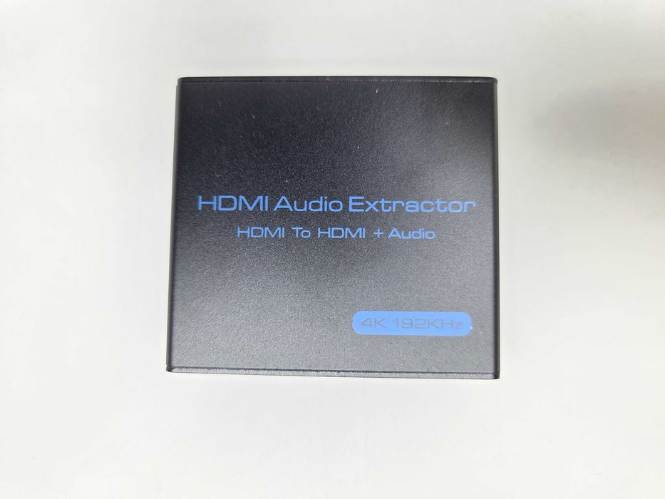 Ekstraktor Dźwięku, Konwerter 4K HDMI, 3,5mm AUX, Rozdzielacz Audio