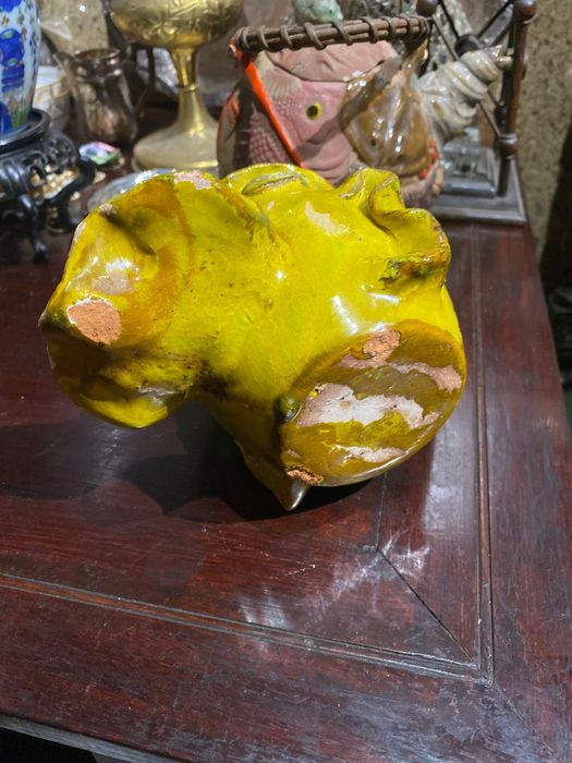 Caneca Cerâmica vidrada Rosa Ramalho Anos 50