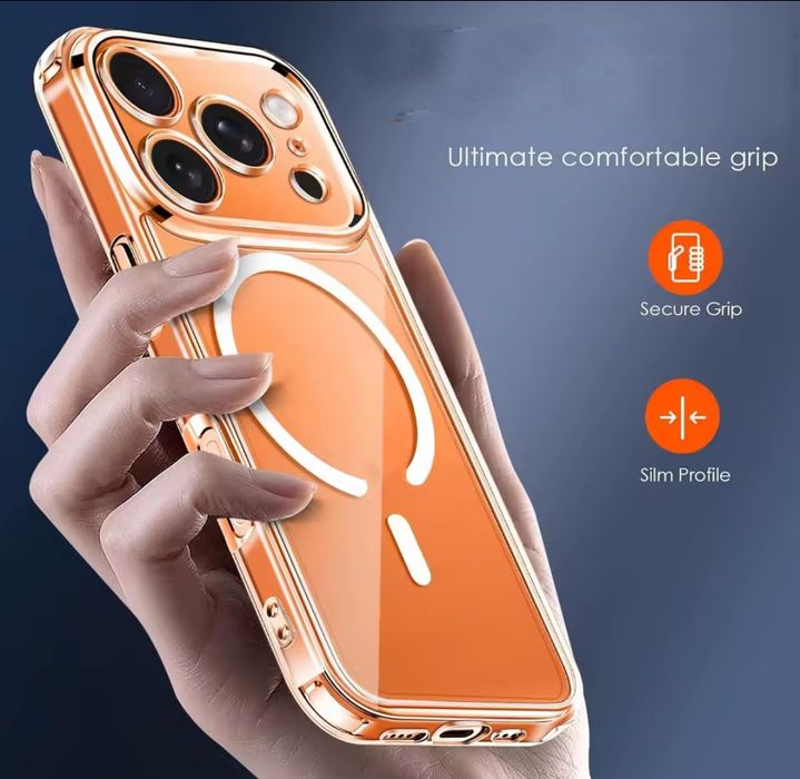 Capa Anti-choque C/ MagSafe P/ iphone 17 / 17 Pró / iphone 17 Pró Max