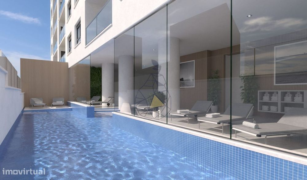 Apartamento Novo em Condomínio Fechado com 2 Quartos situado na Praia