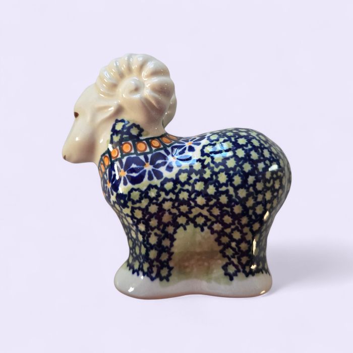 Ceramiczny baranek Bolesławiec