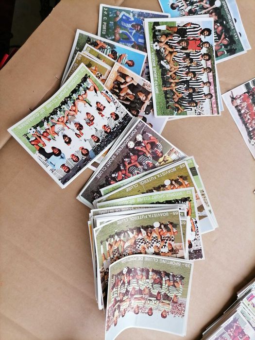 Cromos Equipas 1ª / 2ª e 3ª Divisão Nºs 80's