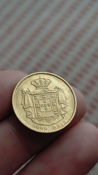 Moeda   5000  Reis  Ano  1877