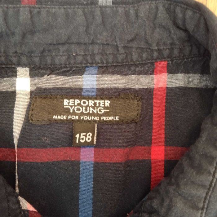 Koszula chłopięca REPORTER YOUNG rozm. 158 długi rękaw