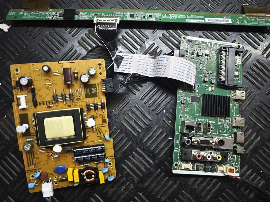 Várias placas de Tv