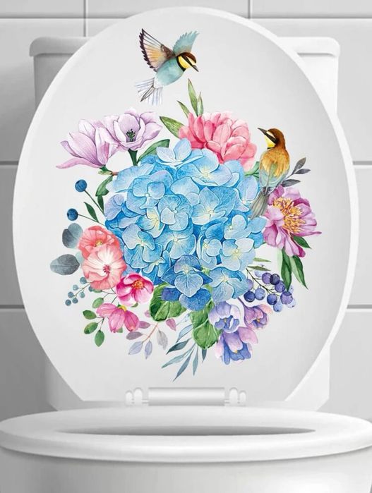 Autocolantes decorativos para wc