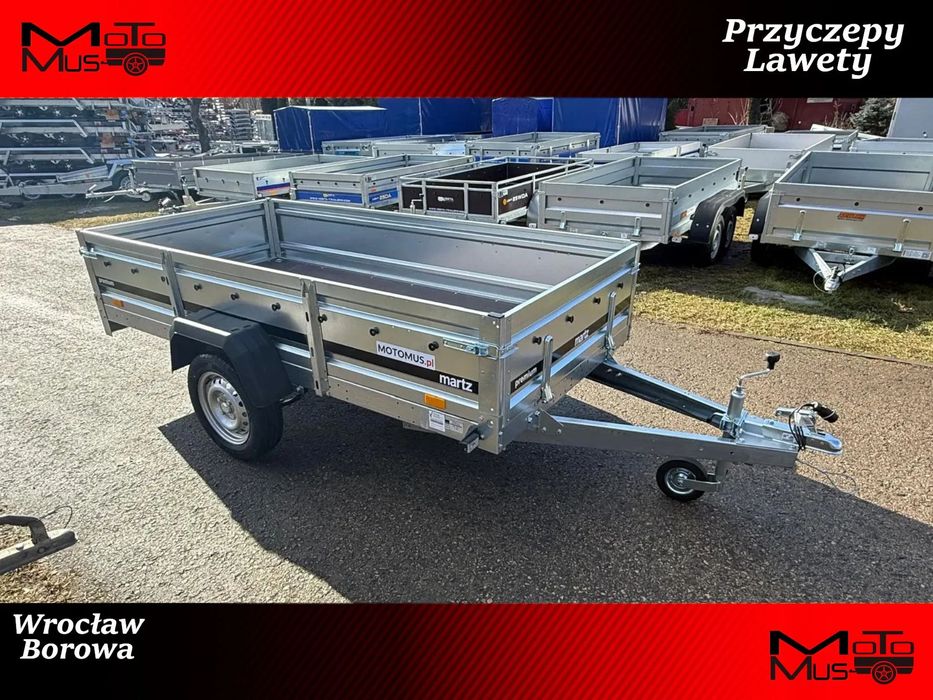 Martz Przyczepa Martz Premium 264R 1 oś resor 264x126x40cm  Przyczepa Martz Premium 264R 1 oś 264x126x40cm dostawa Wrocław
