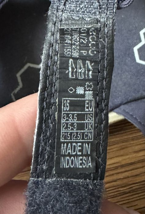 Ecco босоніжки сандалі р.35 (22 см)