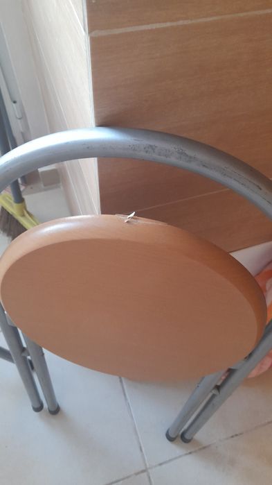 3 cadeiras dobráveis cozinha