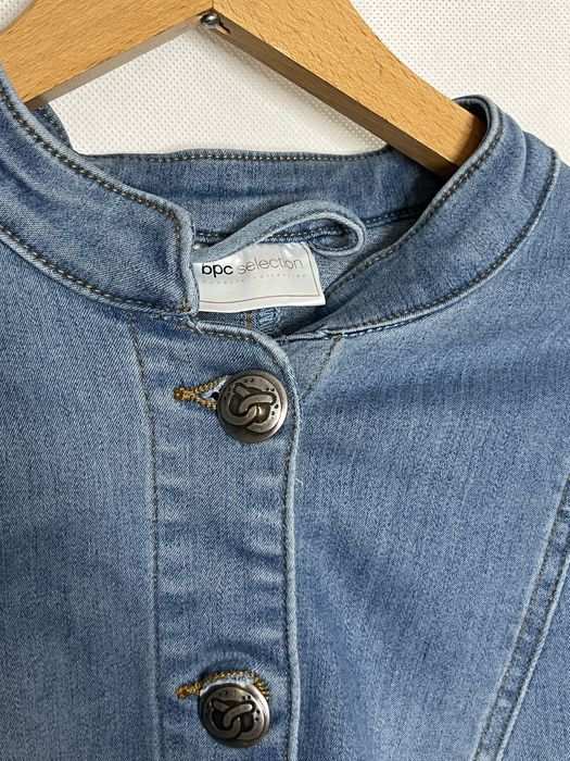 Kurtka Jeansowa damska z baskinką Bonprix