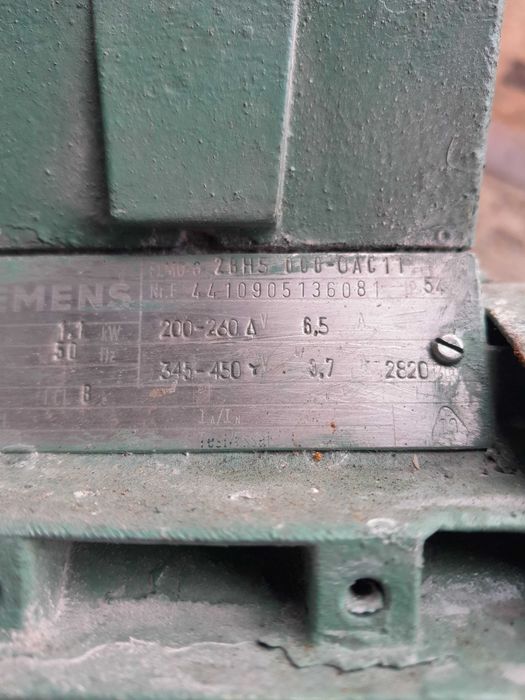 Wentylator bocznokanałowy 1.1kw 1820obr/min