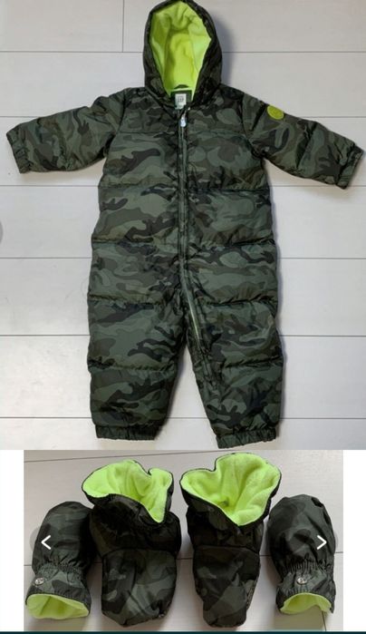 Пуховий комбінезон Gap 0-6 зимовий комбінезон Gap комбинезон Cap Геп