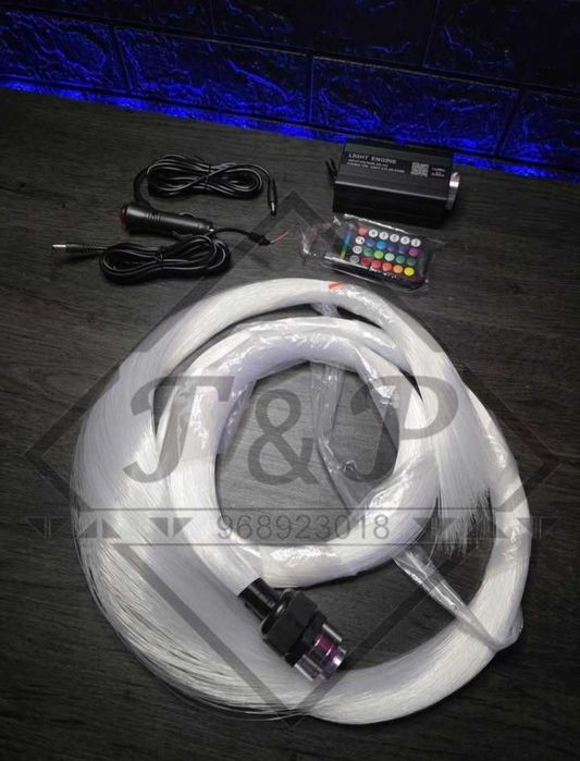 KIT 500 / 550 /  1000 Peças - Teto Estrelado - Bluetooth - Comando - NOVO