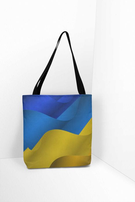 Tote Bag Personalizada Tema Ucrânia Tamanho 40 x 40 cm #1008