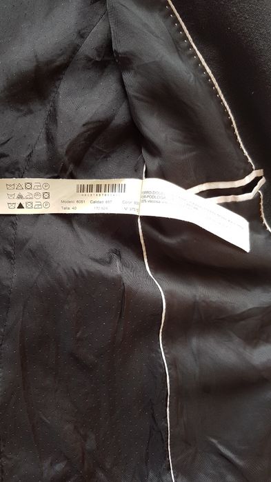 Żakiet Wełniany Massimo Dutti M L Czarny