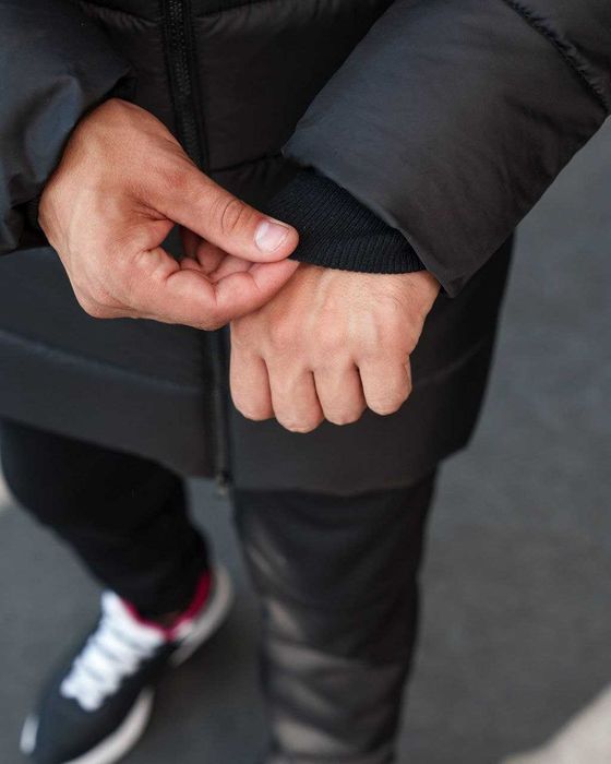 Куртка парка Nike зимова чоловіча + шапка у подарунок! S M L