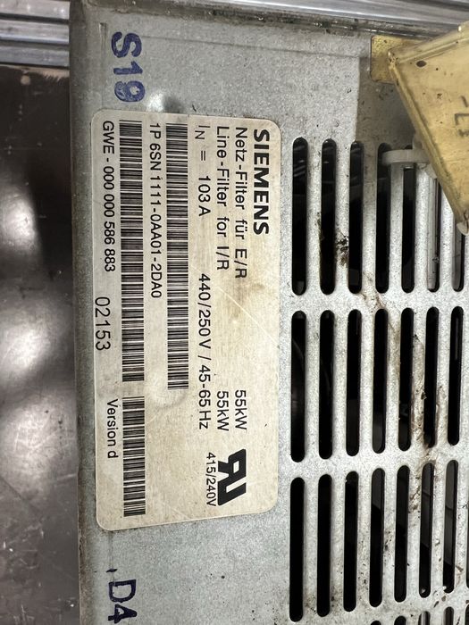 Filtr sieciowy siemens 6SN1111-0AA01-2DA0