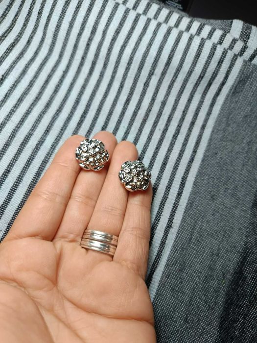 Brincos de Senhora Prateados - Ref.: B - 2