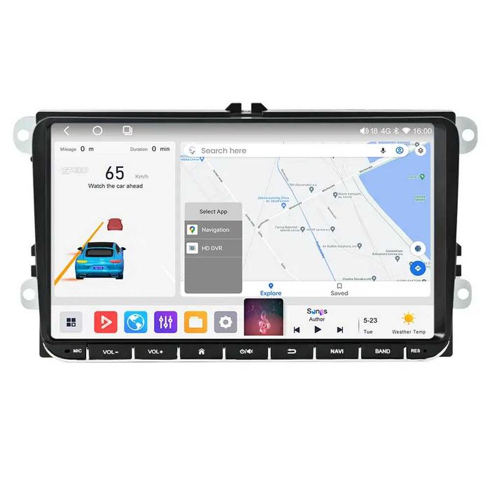 Автомагнітола  для Volkswagen Passat/ Golf/ Jetta/ Tiguan/ Touran/ Polo/ Amarok/ Caddy/ T5/ T6/ Beatle/ EOS