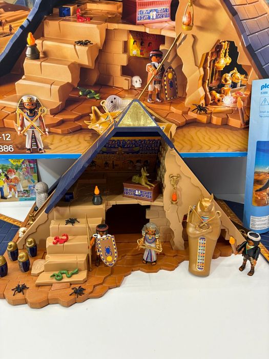 Playmobil 5386 History Piramida Faraona z oryginalnym kartonem