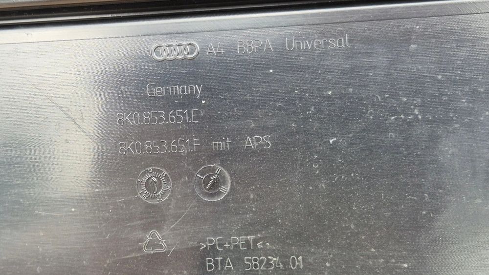 Atrapa Chłodnicy Grill Audi A4 B8 8K0 Lift 11-15 Chrom OE 8K0853651E F Nowa