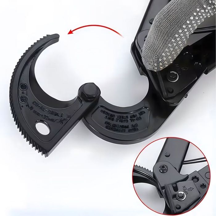 Nożyce Do Kabli Przewodów Zapadkowe Obcinak Przecinak Obcinaczki 240mm