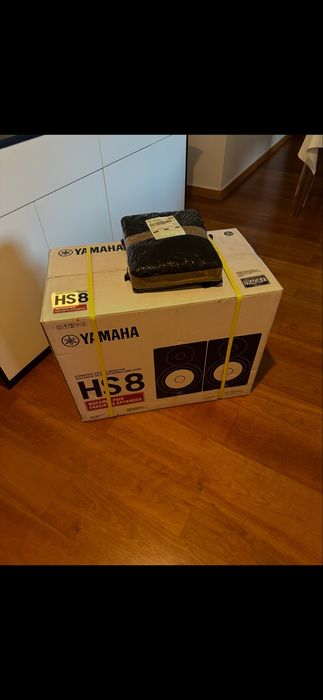 Yamaha HS 8 MP (matched pair) Monitores Profissionais 120W 8