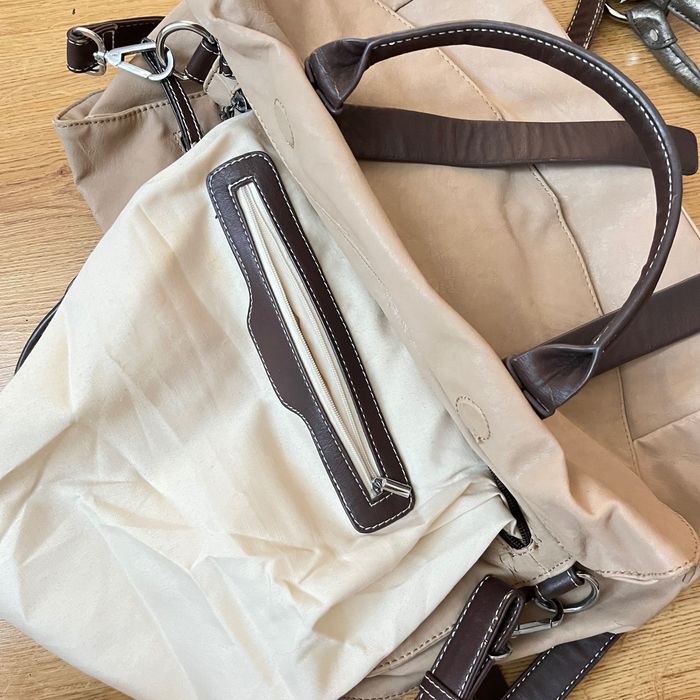 Torba torebka włoska w stylu vintage przegródki na zamek