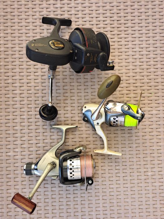 Canas de pesca ,  Carretos Shimano e Mitchell