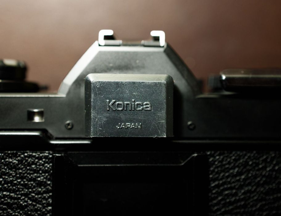 Konica FC-1 + błysk + pasek + oryginalna instrukcja