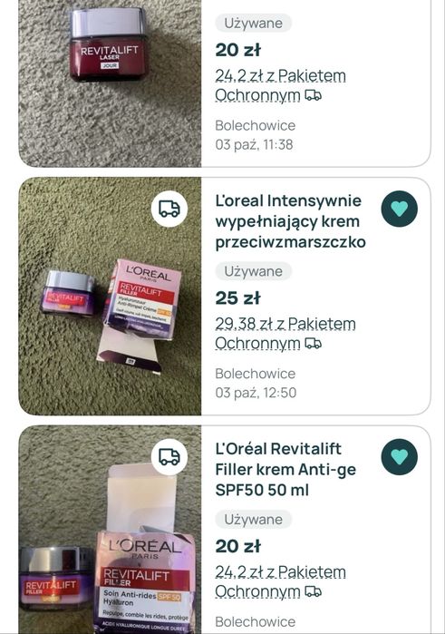 Zestaw kremów Loreal