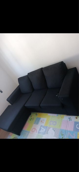 Sofa preto muito bom