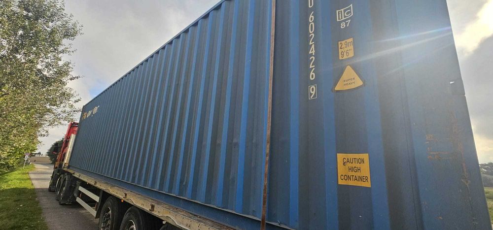 Kontener morski używany 40 HC magazyn 12 metrów z 2021 r. - Poznań