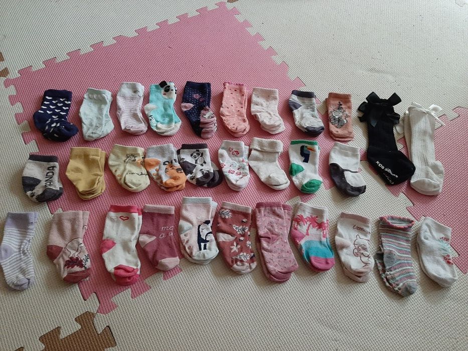 Skarpetki niemowlęce 30 par rozm. 16/18