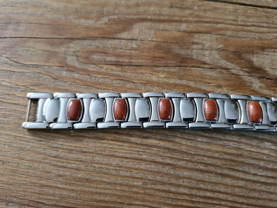 Branzoletka z kamieniami naturalnymi