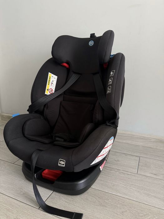 дитяче автокрісло El Camino ISOFIX, чорного кольору