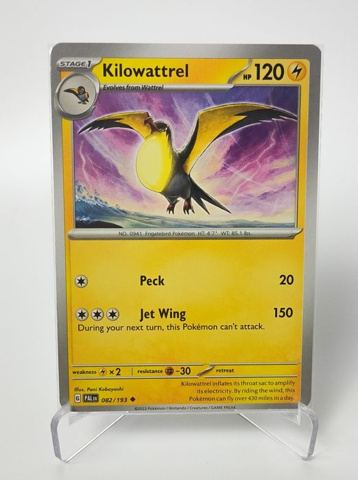 Kilowattrel 082/193 karta pokemon Paldea Evolved