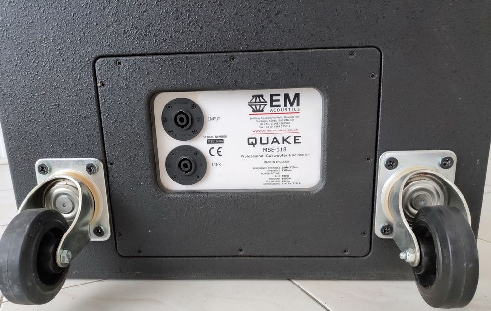EM Acoustics MSE-118 Quake Рупорна пасивна суббасова акустична система
